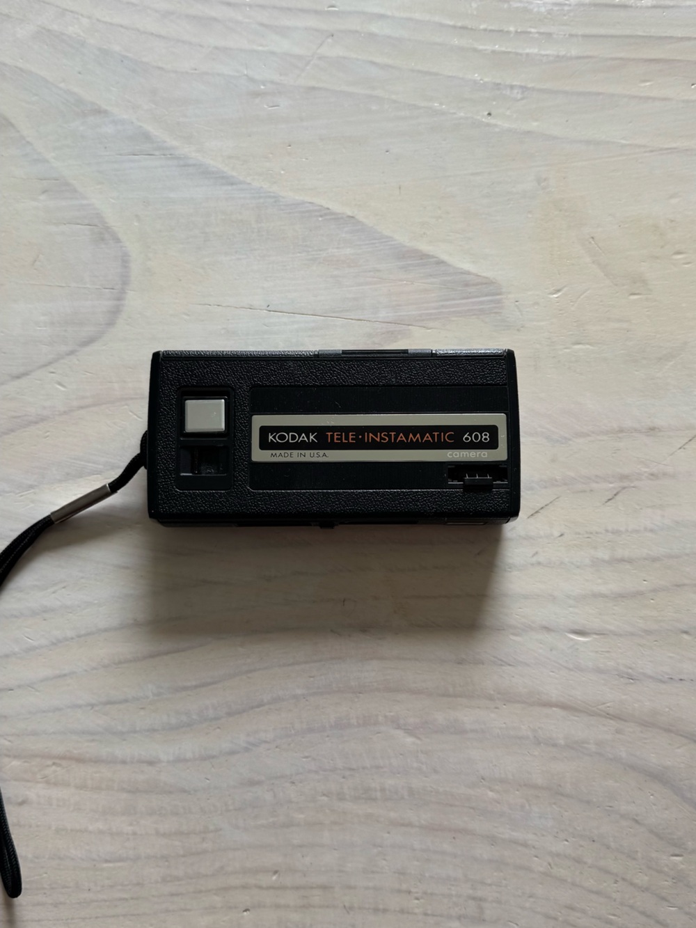 Kodak Tele-Instamatic 608 Camera in Black